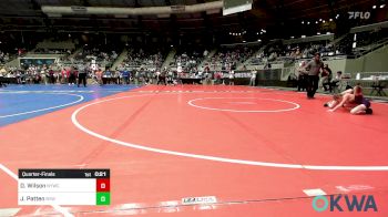 67 lbs Quarterfinal - David Wilson, Newcastle Youth Wrestling vs Jax Patten, Bristow Youth Wrestling