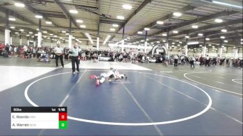 90 lbs Round Of 16 - Everett Roorda, Grindhouse WC vs Alpha Warren, Dove Creek Bulldogs