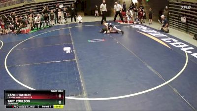 62 lbs Quarterfinal - Zane Staehlin, LV Bear Wrestling Club vs Taft Poulson, Shootbox