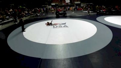 49 lbs Cons. Quarters - Cooper Bradford, Run To Danger Wrestling vs Adonis Mota, Team Selma Wrestling Club
