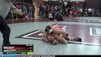 160 lbs Cons. Round 2 - Beau Healey, Dubuque Senior vs Emmett Kruse, Fort Madison