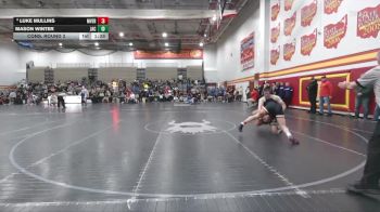 190 lbs Cons. Round 3 - Luke Mullins, Mount Vernon vs Mason Winter, Jackson