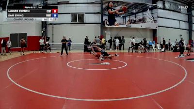 70 kg Champ. Round 1 - Jagger French, Central Coast Regional Training Center vs Sam Ewing, WNY RTC
