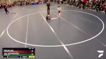 67 lbs Cons. Round 4 - Nolan Vos, Waconia Wrestling Club vs Ben Kromenhoek, Minnesota