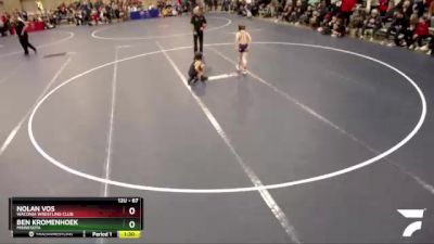 67 lbs Cons. Round 4 - Nolan Vos, Waconia Wrestling Club vs Ben Kromenhoek, Minnesota