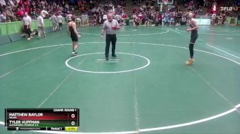 113 lbs Champ. Round 1 - Tyler Huffman, Alexandria Monroe H.S vs Matthew Baylor, Milan