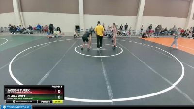 96-98 lbs Round 3 - Clara Witt, Dragon Youth Wrestling vs Jaxson Turek, NB Elite Wrestling Club