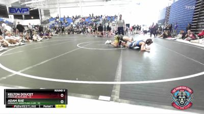 130 lbs Round 3 (4 Team) - Kelton Doucet, Missouri Outlaws vs Adam Rae, OpenMats Wrestling Club