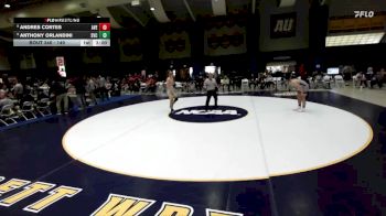 149 lbs Cons. Round 3 - Andres Cortes, Averett vs Anthony Orlandini, St. Vincent College