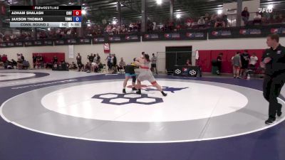 130 kg Cons. Round 2 - Adham Shalash, Cincinnati Rtc vs Jaxson Thomas, Tiger Den Wrestling Club