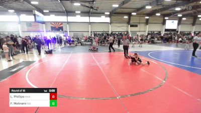 54 lbs Round Of 16 - Lincoln Phillips, Ravage WC vs Frank Molinaro, Rising Sun WC