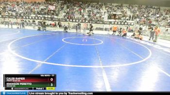 77 lbs 5th Place Match - Caleb Rapier, Priest River WC vs Knoxson Peretto, Ronan WC