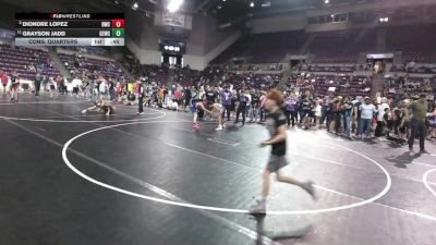 92 lbs Cons. Quarters - Diondre Lopez, Duran Wrestling Club vs Grayson Jadd, Golden Eagle Wrestling Club