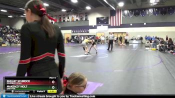 115 lbs 7th Place Match - Makenzy Holt, Linn-Mar vs Shelby Schrock, Southeast Polk