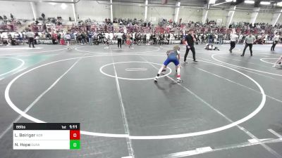 86 lbs Round Of 16 - Lakoda Beiriger, Norwood Mavericks vs Noah Hope, Duran Elite