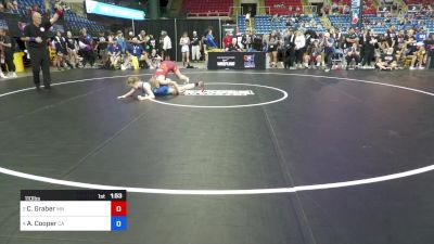 110 lbs Consolation - Caley Graber, MN vs Abbi Cooper, CA