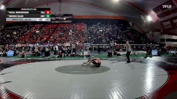 6A 98 lbs Cons. Round 3 - Burke Blue, Centennial vs Saul Benzinger, Post Falls
