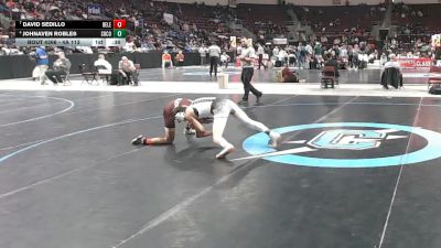 4A 113 lbs 5th Place Match - David Sedillo, Belen vs Johnaven Robles, Socorro