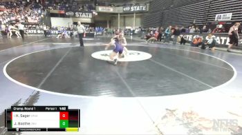 2A 160 lbs Champ. Round 1 - Hudson Sager, Ephrata vs Jacob Boothe, Columbia River