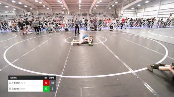 100 lbs Rr Rnd 1 - Griffin Felder, 4M Ride Out vs Brian Lopez, Team Germantown