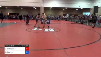 138 kg Consolation - Josiah Smithson, California Mat Masters vs Alan Diaz, Florida