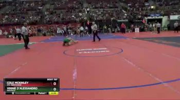 D1-126 lbs Cons. Round 2 - Vinnie D`Alessandro, Mayfield vs Cole McKinley, Syl. Northview