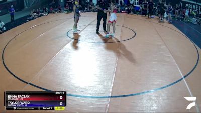 126 lbs Round 2 (8 Team) - Emma Faczak, Colorado vs Taylor Ward, Oregon White