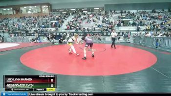 136-139 lbs Cons. Round 2 - Lochlynn Harned, Idaho vs Joreenalynn Tupai, FordDynastyWrestlingClub