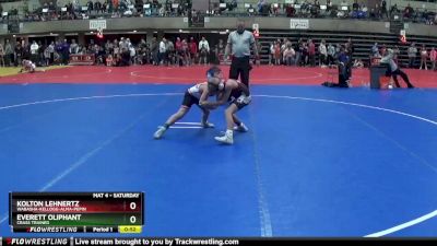 80 lbs Round 3 - Everett Oliphant, Crass Trained vs Kolton Lehnertz, Wabasha-Kellogg-Alma-Pepin