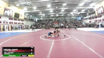 144 lbs Champ. Round 1 - Mitchell Monte, Casteel High School vs Kellan Ray, Bloomfield