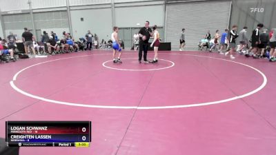 126 lbs Round 3 (8 Team) - Logan Schwanz, Minnesota Red vs Creighten Lassen, Nebraska