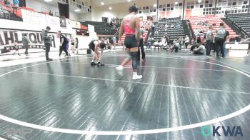 112 lbs Consolation - Emmit Fourkiller, Tahlequah Wrestling Club vs Ryan Bailey, Tahlequah Middle School
