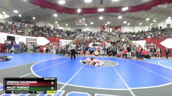 83 lbs 1st Place Match - Jeremiah Maldonado, Munster Wrestling Club vs Macoy Morency, Anderson County Youth