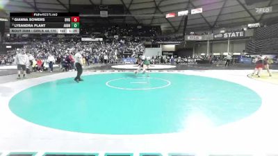 Girls 4A 170 lbs Quarterfinal - Lysandra Plant, Auburn (Girls) vs Gianna Sowers, Davis (Girls)