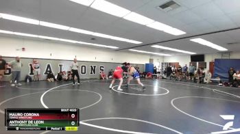 285 lbs Semifinal - Anthony De Leon, Venom Wrestling Club vs Mauro Corona, Temple Wrestling