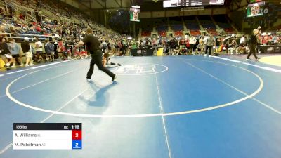 138 lbs Rnd Of 128 - Armand Williams, FL vs Mahlon Pobstman, AZ