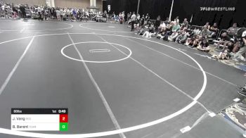 88 lbs Quarterfinal - Jax Vang, Red Wave WC vs Braxton Barent, Team Champs