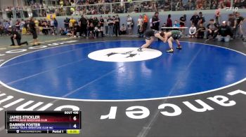 215 lbs Round 2 - Darren Foster, Juneau Youth Wrestling Club Inc. vs James Stickler, Glacier Bear Wrestling Club