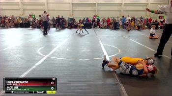 48 lbs Round 4 (6 Team) - Luca Cortazzo, South Hills vs Jack Lee, NOVA Wrestling Club