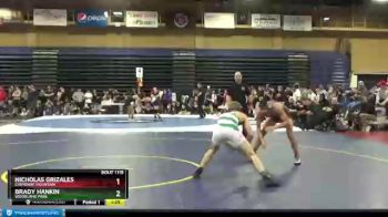 138 lbs 1st Place Match - Brady Hankin, Woodland Park vs Nicholas Grizales, Cheyenne Mountain