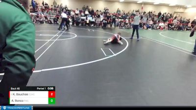 85 lbs Cons. Round 1 - Kameron Bouchee, Cherry Creek Wrestling Club vs Alexander Ronco, Puyallup Wrestling Club