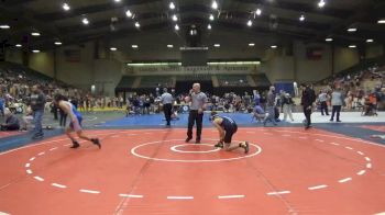 140 lbs Consolation - Grayson Santee, Teknique Wrestling vs Rylee Kines, Guerilla Wrestling Academy