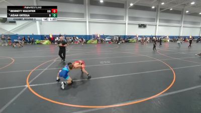 106 lbs Champ. Round 3 - Aidan Ortega, Unattached vs Bennett Wachter, Unattached