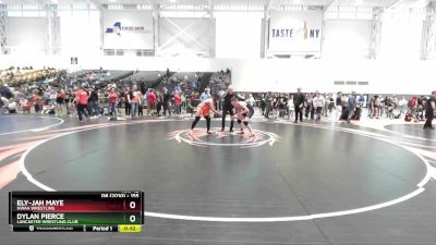 155 lbs Semifinal - Dylan Pierce, Lancaster Wrestling Club vs Ely-Jah Maye, NWAA Wrestling