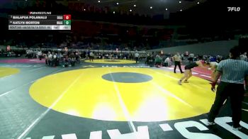 4A/3A/2A/1A Girls 190 Cons. Semi - Sialafua Polamalu, Douglas Girls vs Katlyn Morton, Waldport Girls