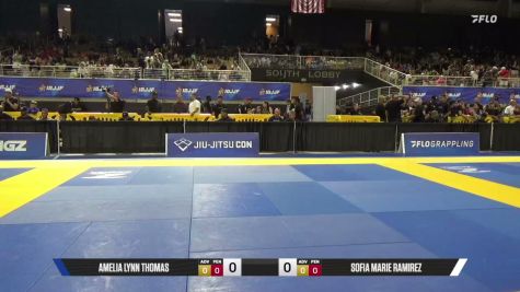 Sofia Marie Ramirez vs Amelia Lynn Thomas 2026 Pan Kids Jiu-Jitsu IBJJF Championship
