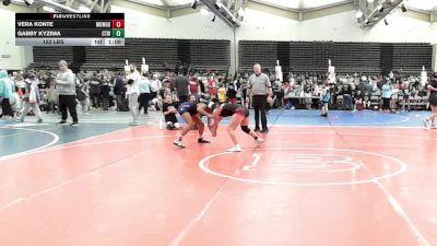 122 lbs Rr Rnd 3 - Vera Konte, MGW Glitter & Grit - Girls vs Gabby Kyzima, Cordoba Trained (Sand Storm Sisters)