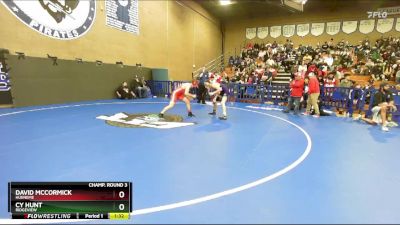 144 lbs Champ. Round 3 - David McCormick, Hueneme vs Cy Hunt, Ridgeview