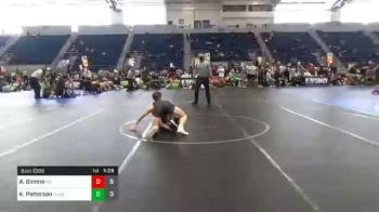 126 lbs Final - Anthony Gimino, Mat Sense vs Kyle Patterson, Alaska Avalance Gold