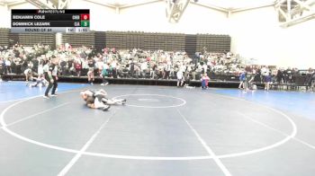 122-H lbs Round Of 64 - Benjamin Cole, Cherokee vs Dominick Lezark, CJA